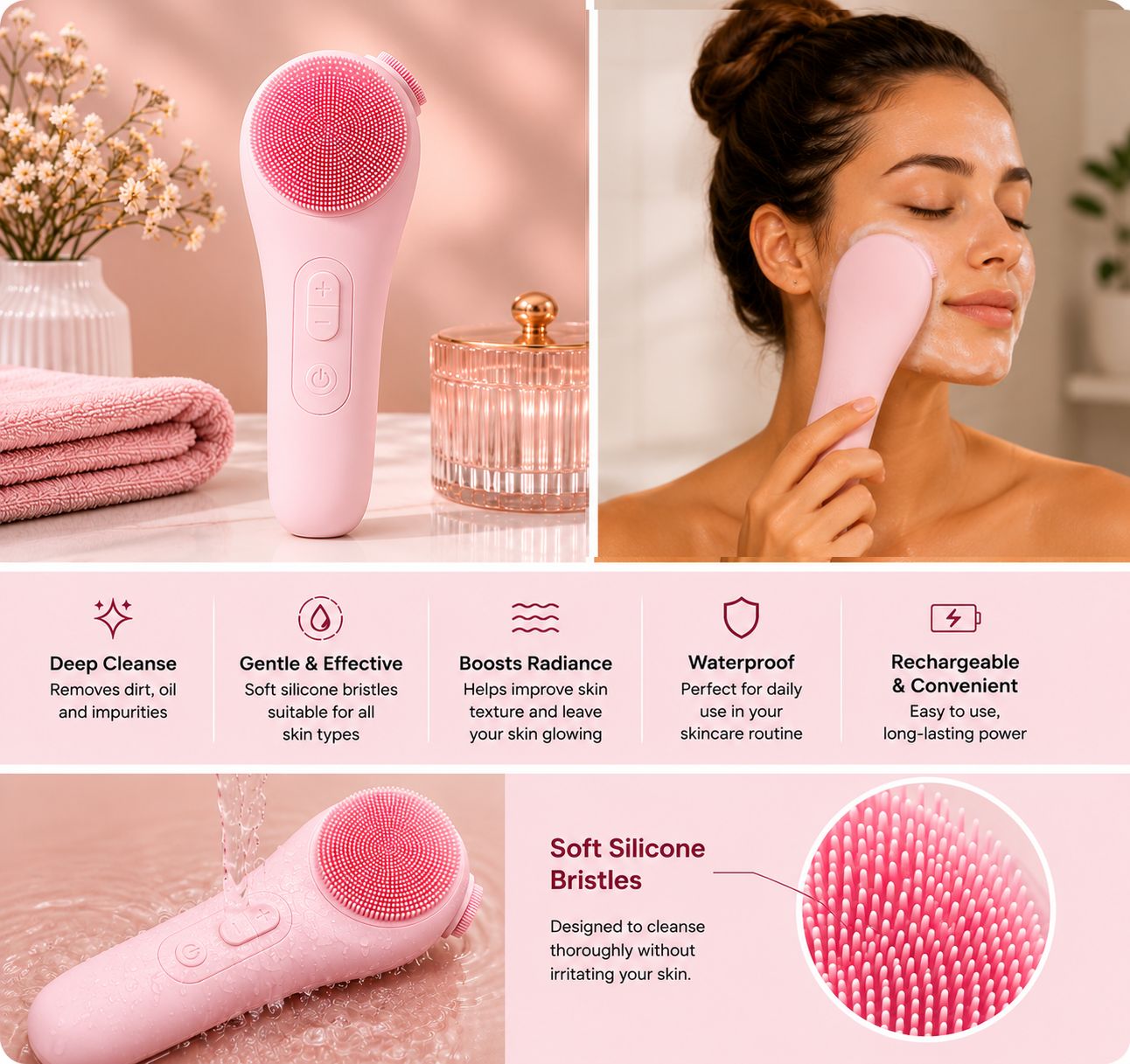 SilkSkin™ Cleansing Brush